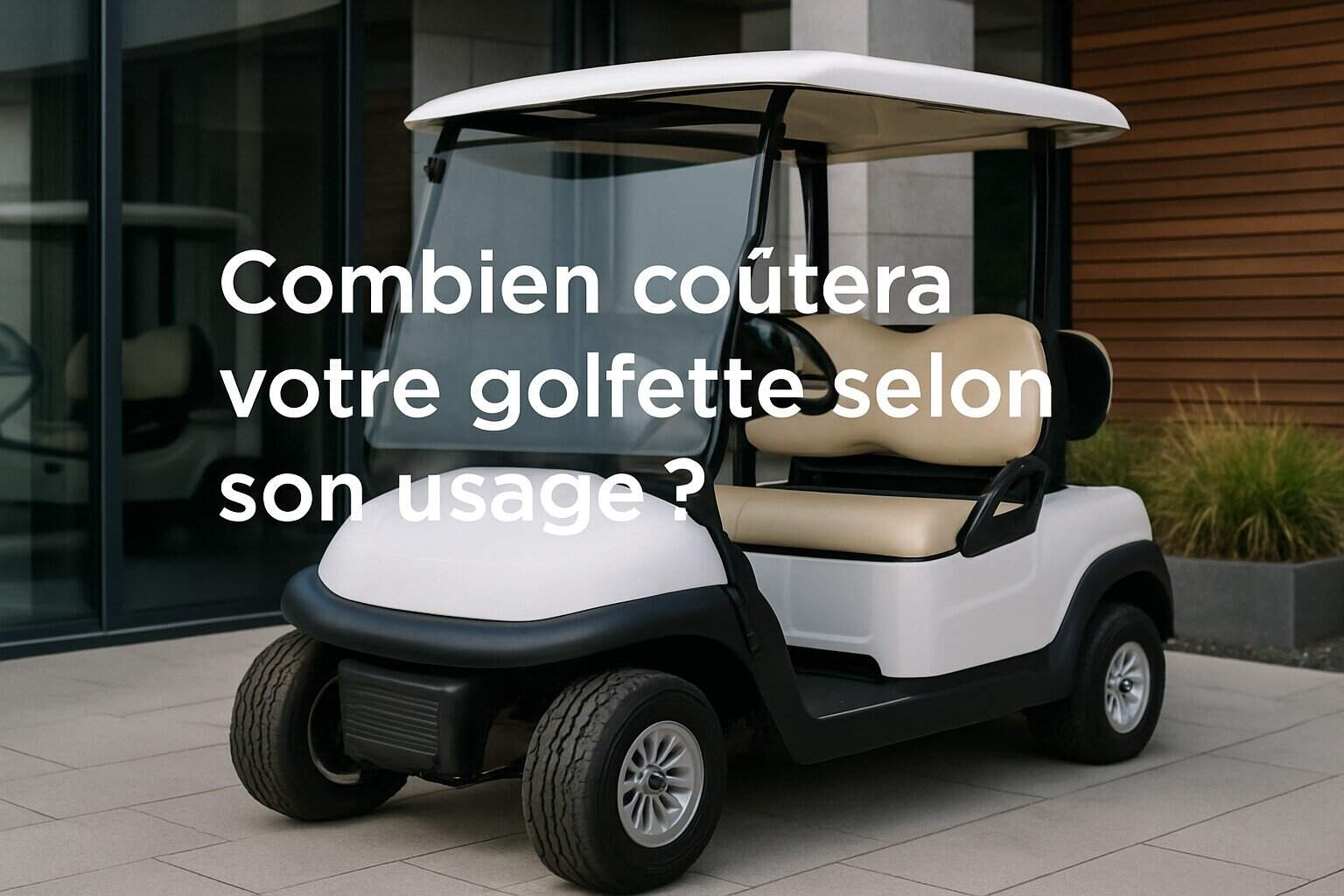 Combien coûtera votre golfette selon son usage ? 1 Image centrale illustrant l’article