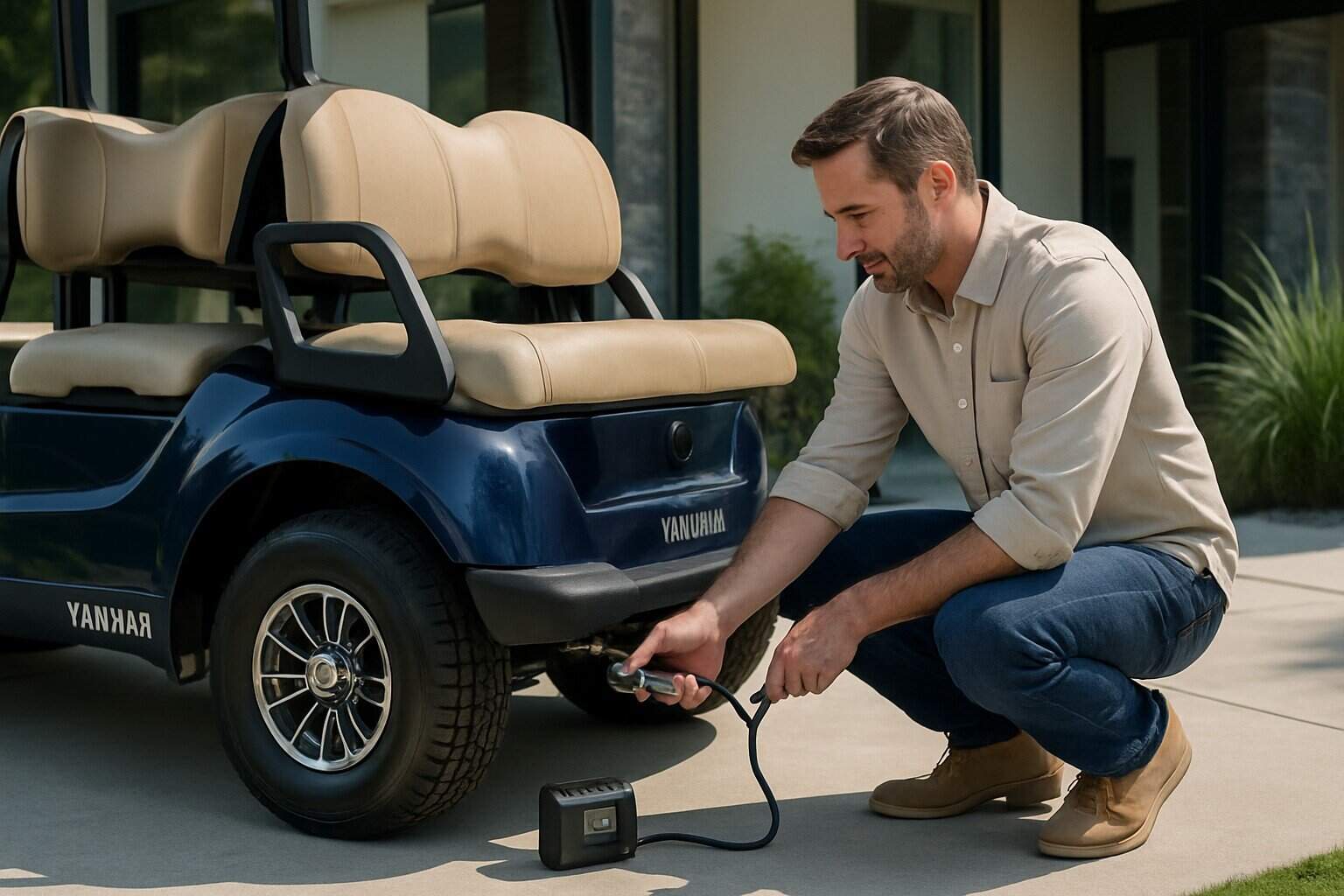 Yamaha golf cart upgrade