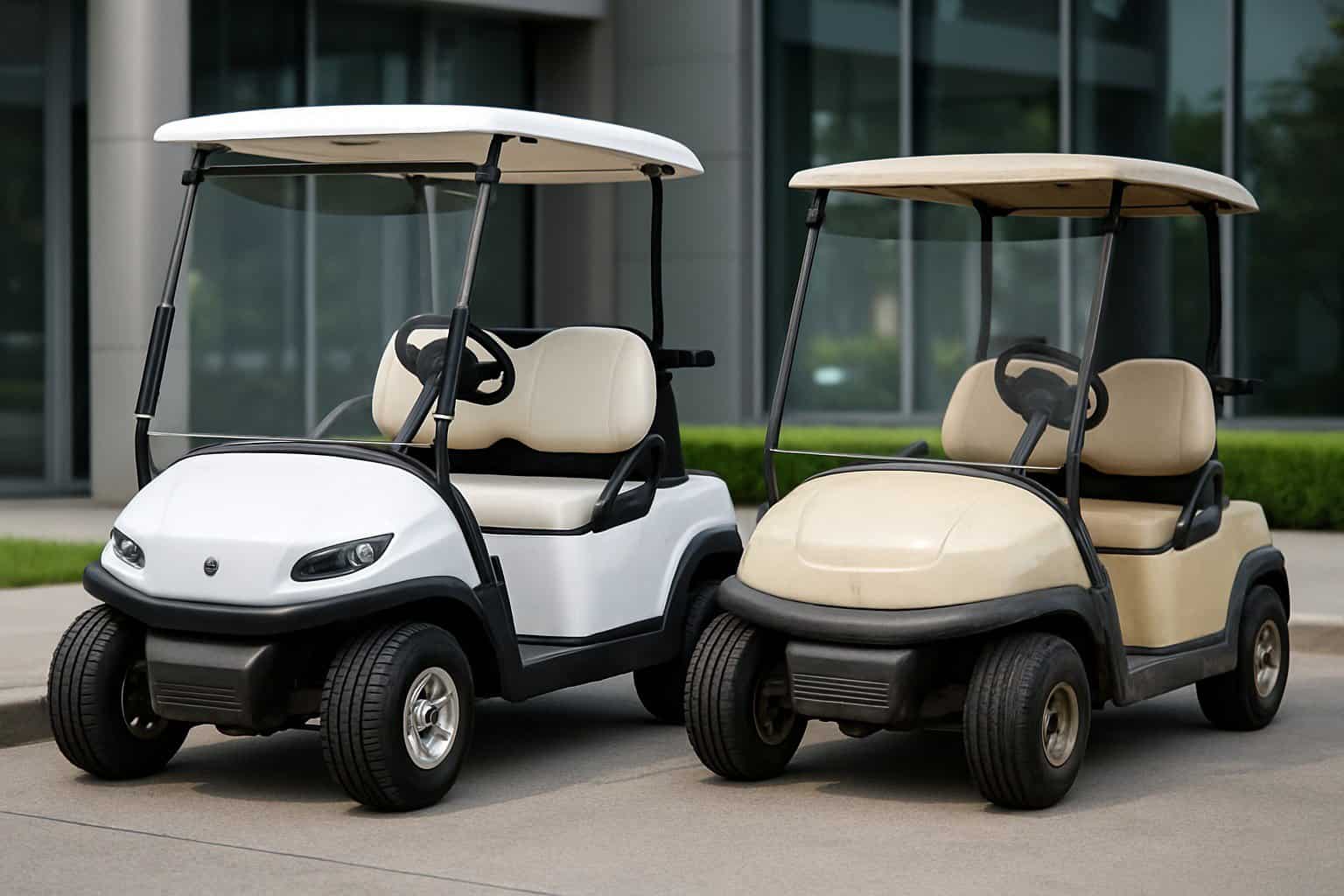 New and used electric golf carts