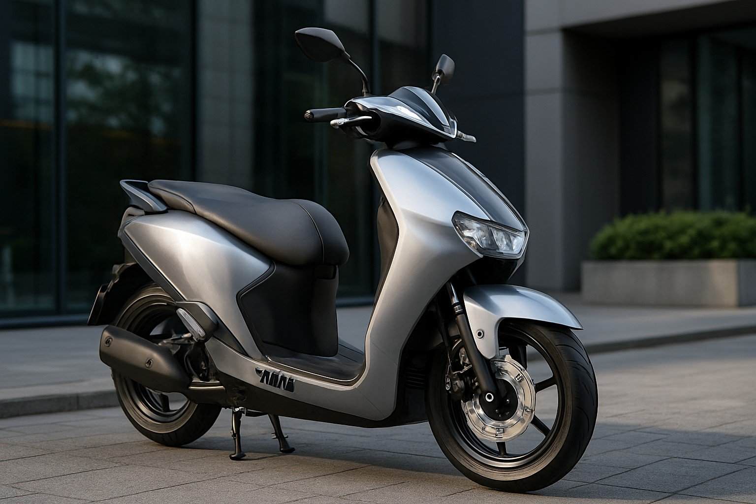 Yamaha electric vehicle in action