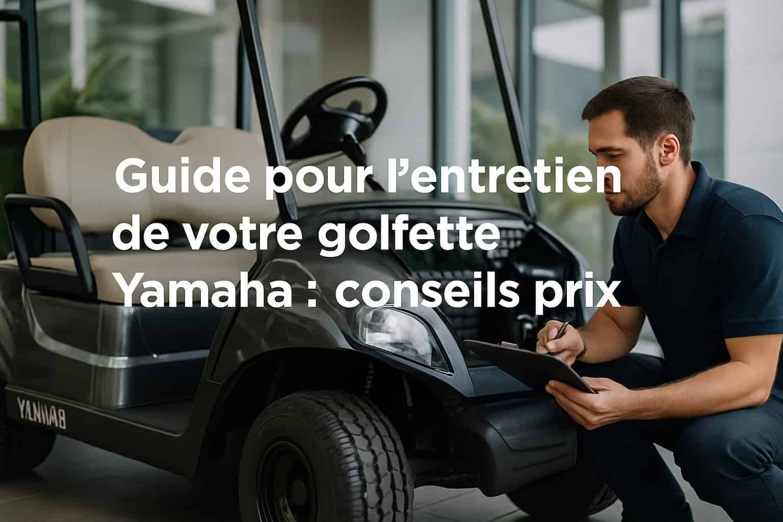 Guide to maintaining your Yamaha golf cart: tips and prices 1 Central image illustrating the article