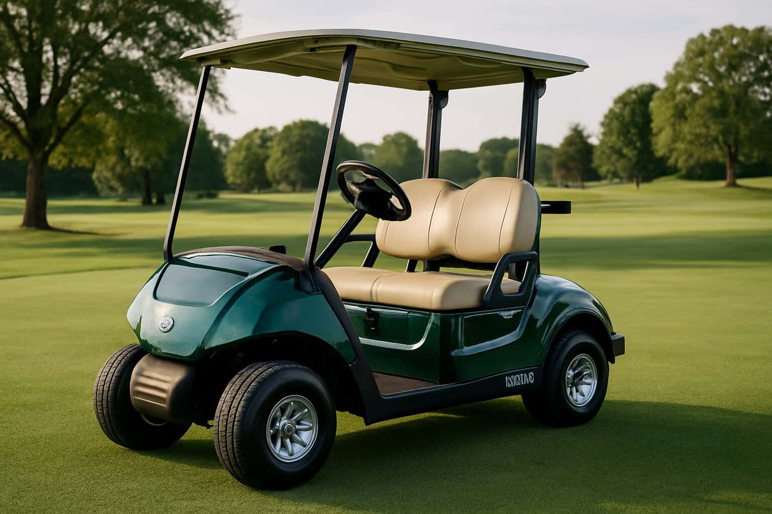 Yamaha golf buggy in use on a course