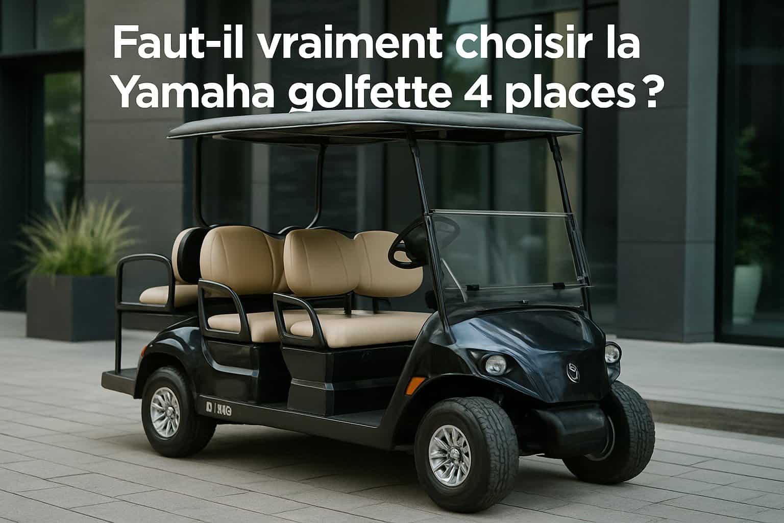 ¿Deberías realmente elegir el carrito de golf Yamaha de 4 plazas? 1 Imagen central que ilustra el artículo.