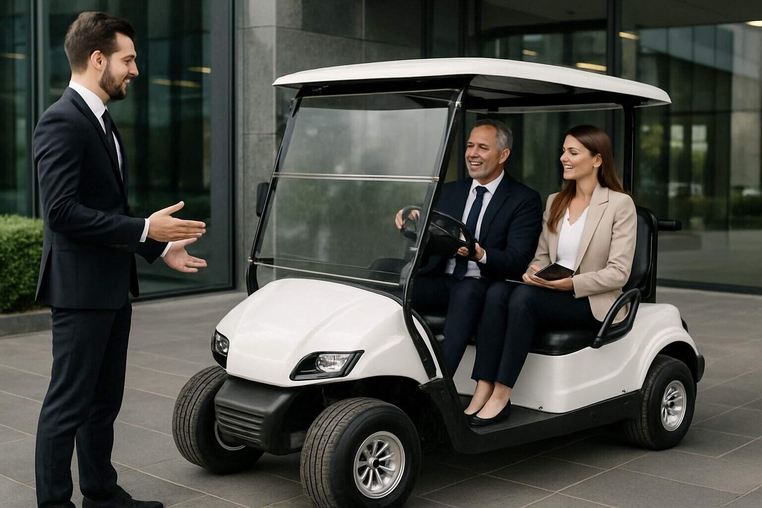 Customized golf cart for customers