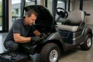 Golfette Yamaha entretenue