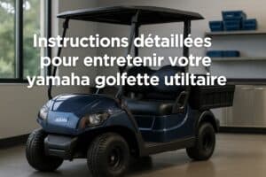 Yamaha Golfette utilitaire en entretien