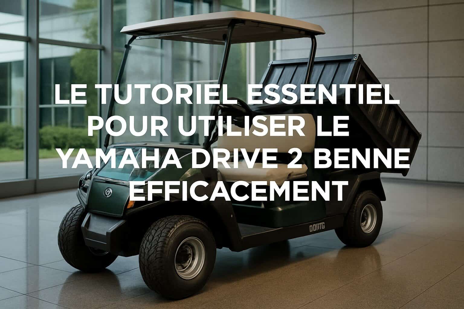 Yamaha Drive 2 benne en action sur un chantier