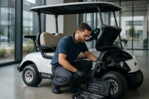 Entretien d'une golfette Yamaha