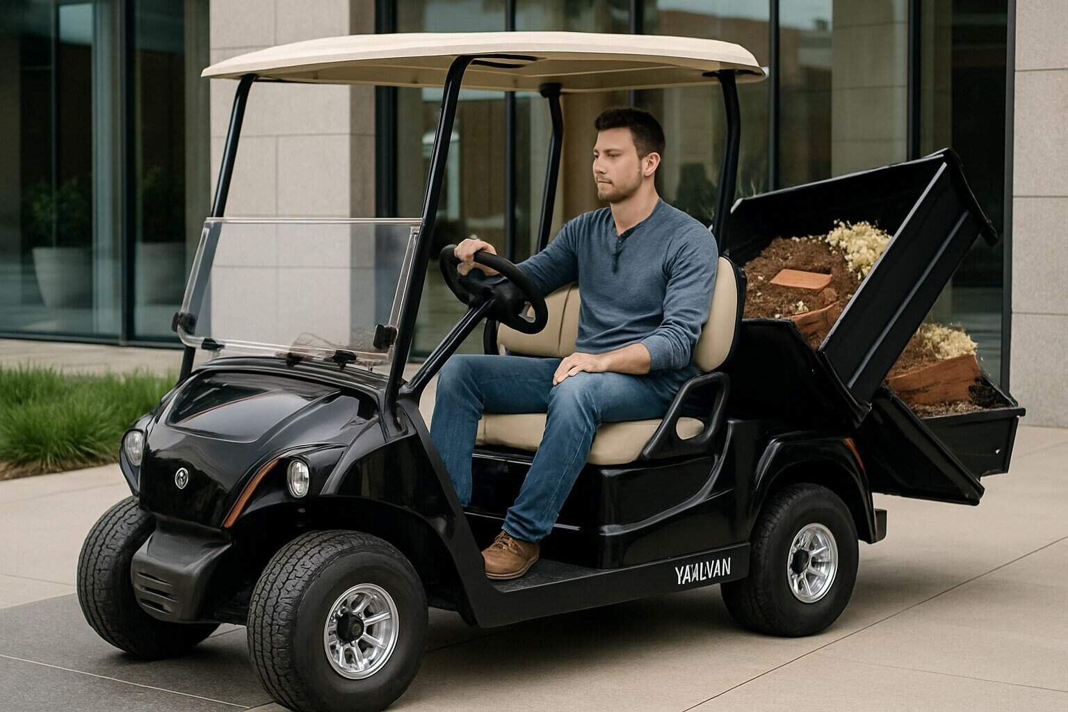 Yamaha Drive 2 benne en action