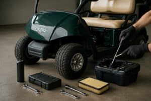 Entretien golfette Yamaha simplifié