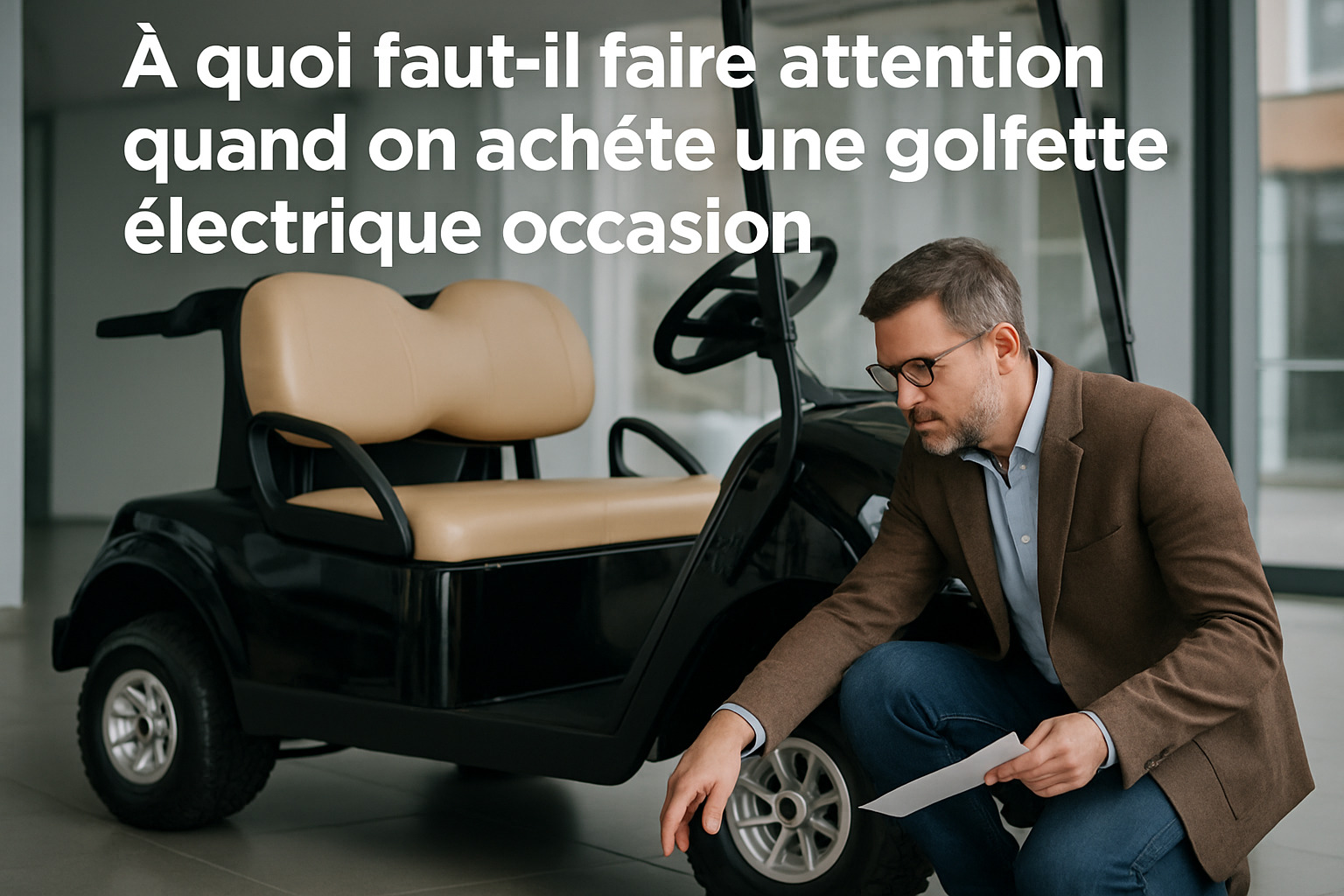 À quoi faut-il faire attention quand on achète une golfette électrique occasion 1 Image centrale illustrant l’article