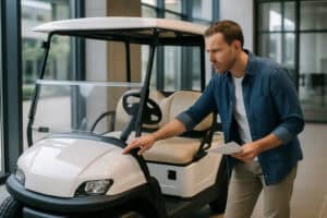 Golfette électrique d'occasion à vendre