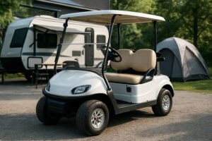 Voiture Golf électrique au camping
