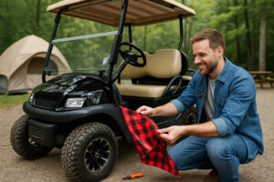 Golfette électrique personnalisée pour camping