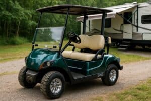 Golfette Yamaha pour camping