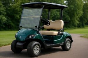 Voiturette Yamaha en pleine nature