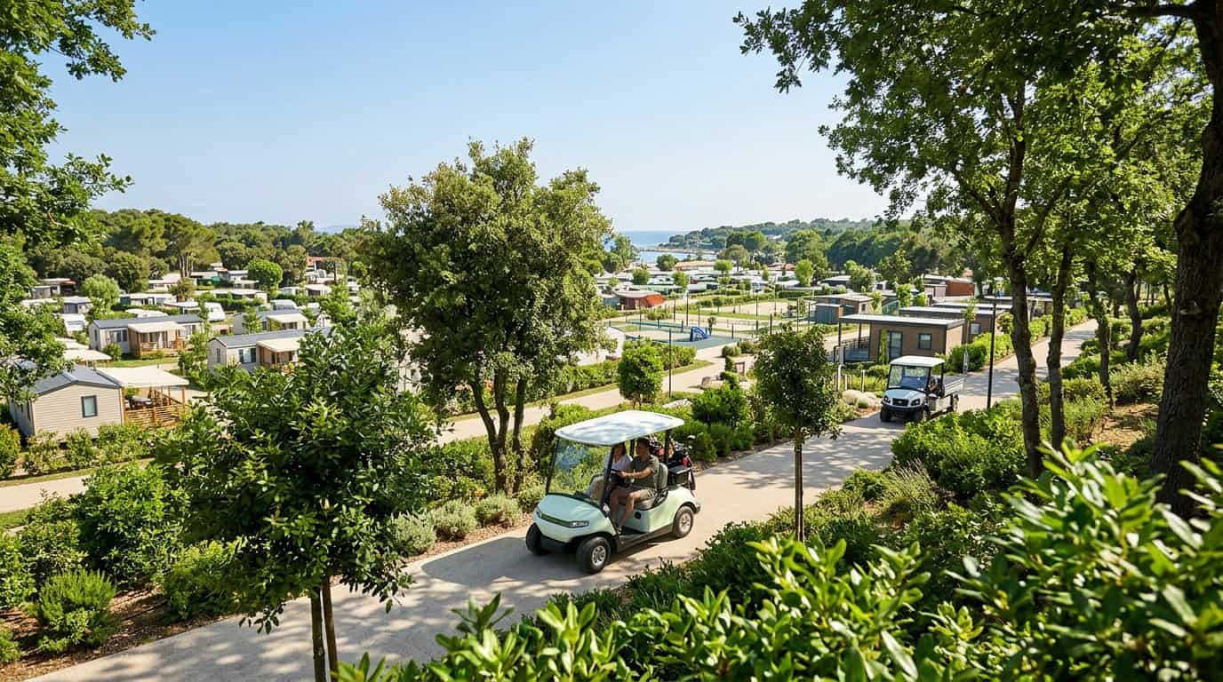 Schéma des 5 étapes clés de l'entretien d'une voiturette de golf Yamaha en 2026